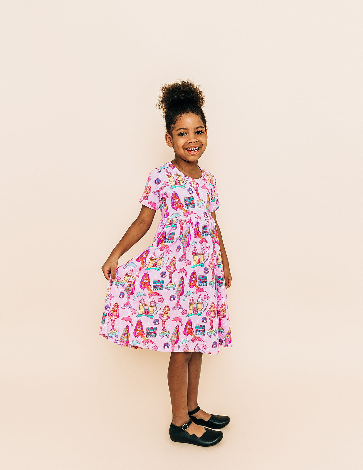 Barbie Mermaid Bamboo Twirl Dress, Barbie Inspired Twirl Dress, Mermaid Clothes