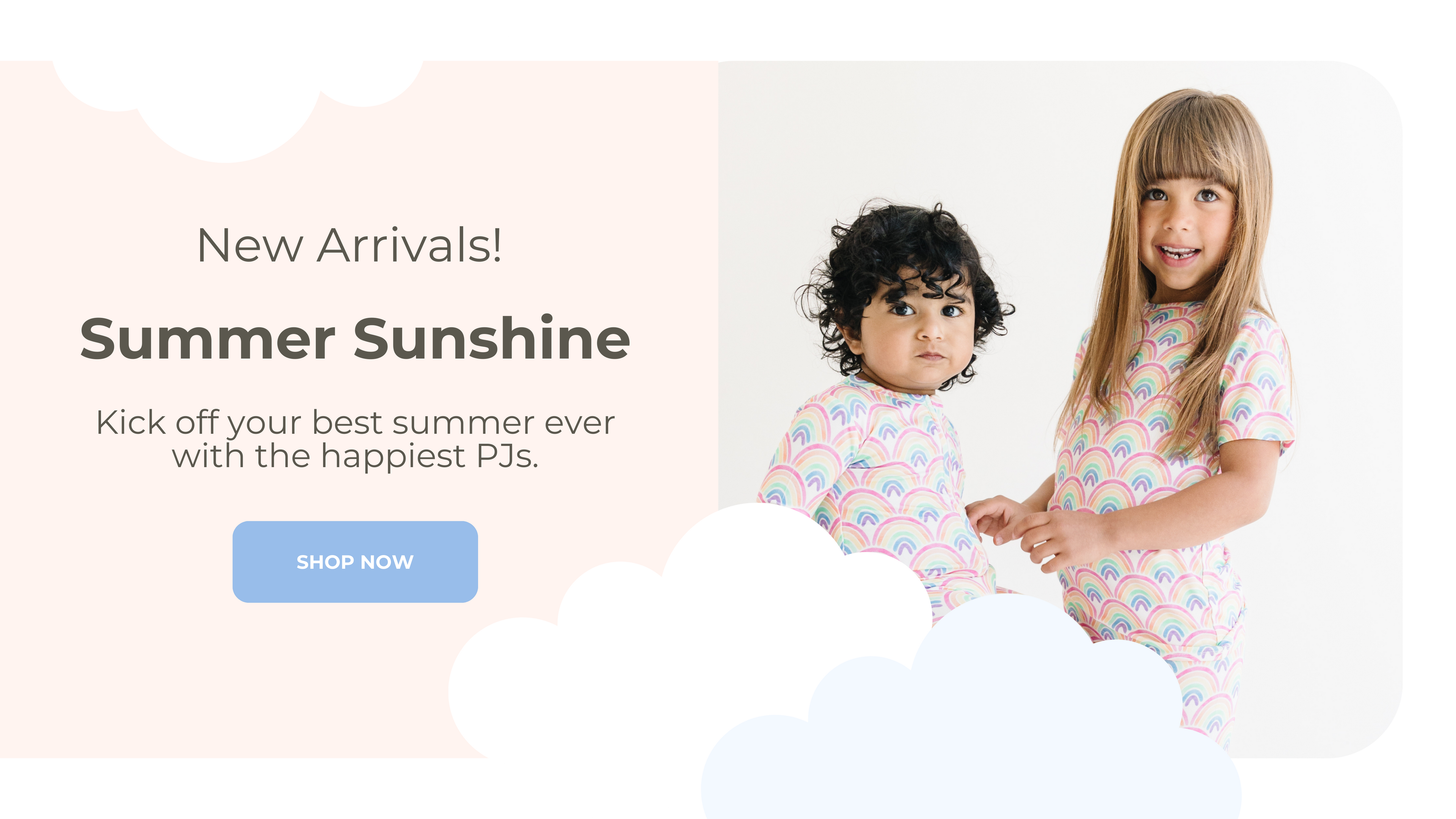 Bamboo Summer Pjs in colorful prints and patterns for kids and babies. Up to Kids Size 10.