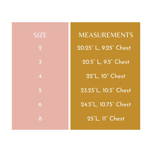 Load image into Gallery viewer, Fall Twirl Dress Size Chart
