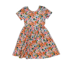 Load image into Gallery viewer, PREORDER Secret Garden Floral Short Sleeve Twirl Dress
