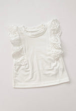 Load image into Gallery viewer, White Ruffle Tank Tee
