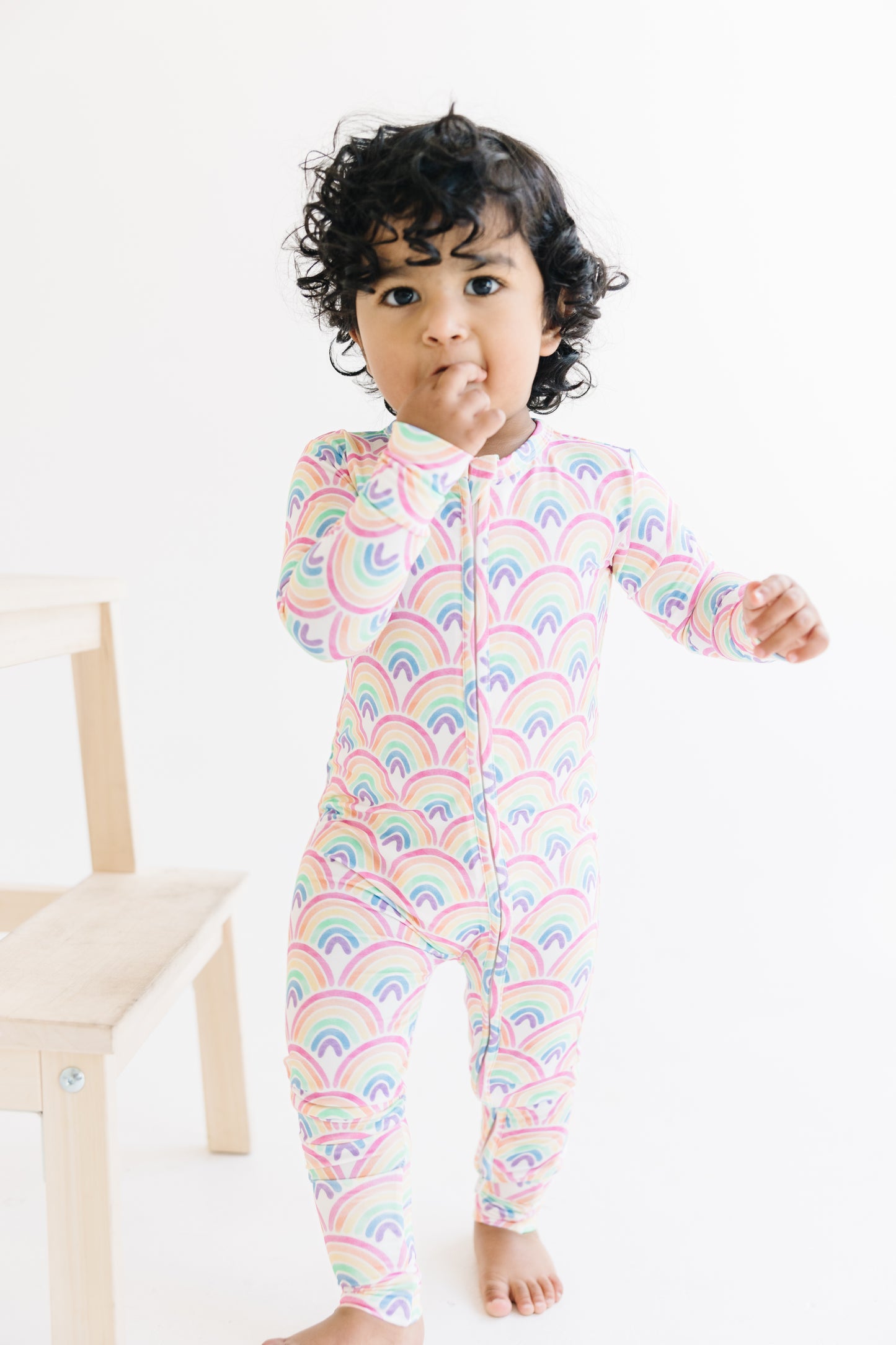 Convertible Zippered One Piece | Rainbow Connection