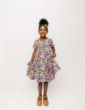 Load image into Gallery viewer, Princesses Short Sleeve Twirl Dress
