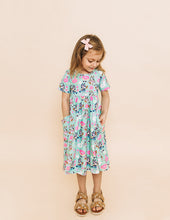 Load image into Gallery viewer, Pool Day Short Sleeve Twirl Dress
