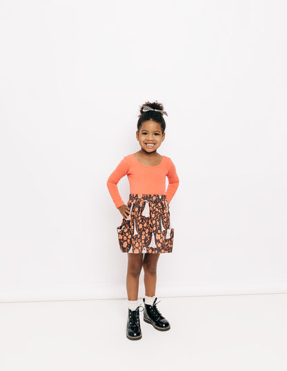 FLORAL GHOSTS • kids pocket skirt • designed by juniper row design