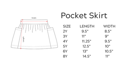 Mouse Check Twirl Skirt