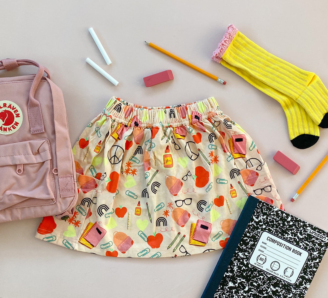 Back to School Twirl Skirt | Sunshine Kids Co.