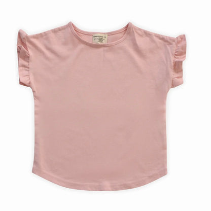 Pink Ruffle Tee