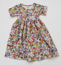 Load image into Gallery viewer, Princesses Short Sleeve Twirl Dress
