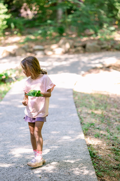 Pink Ruffle Tee